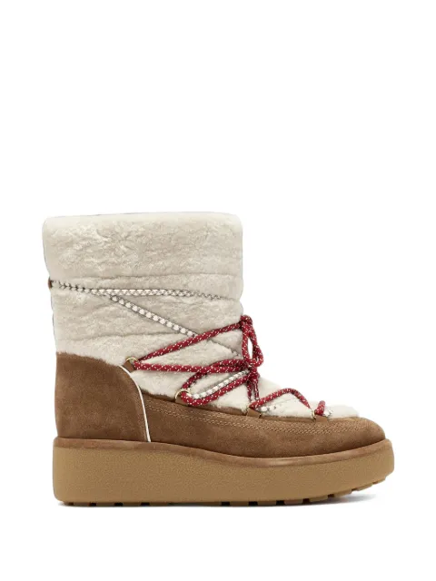 Veronica Beard Kirsta shearling-panel boots