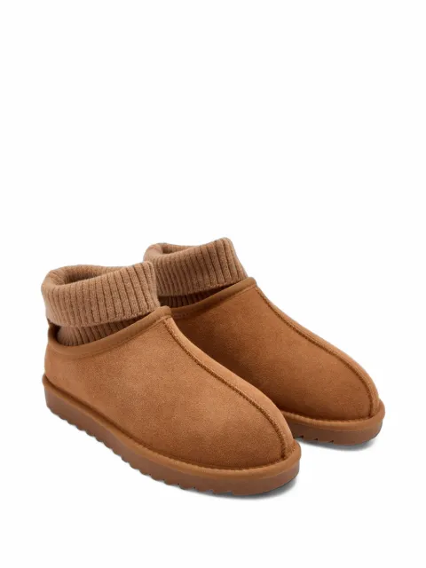 Colors Of California Eggy ribbed-knit boots