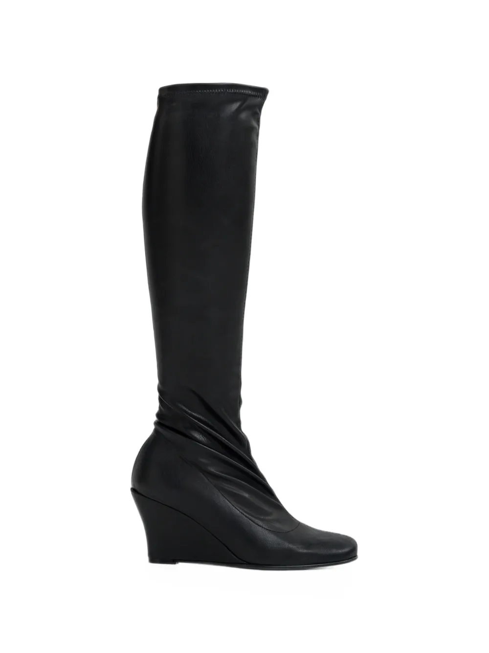 Gimaguas wedge knee-high boots in Black