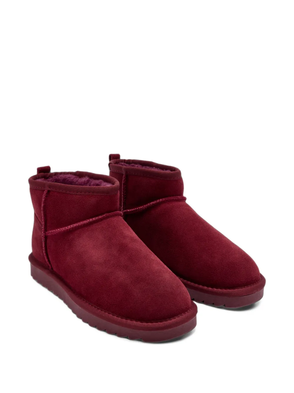 Colors Of California short suede winter boots - Rosso