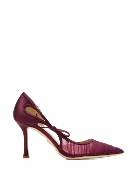 Badgley Mischka Rayna bow-detail pumps