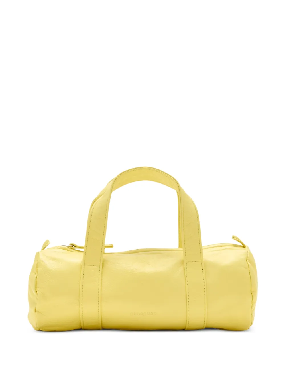 Gimaguas mini Claudia leather tote bag - Giallo