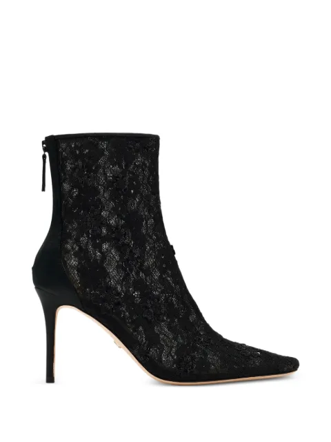 Badgley Mischka Raya sequin-embellished ankle boots