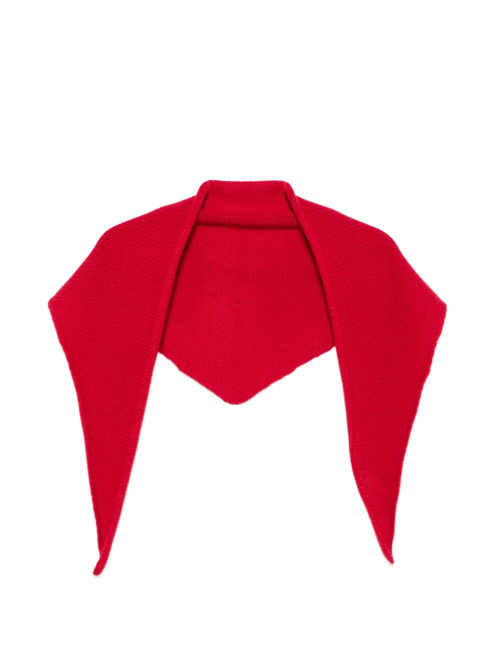 Lisa Yang Sciarpa Mairi triangolare - Rosso