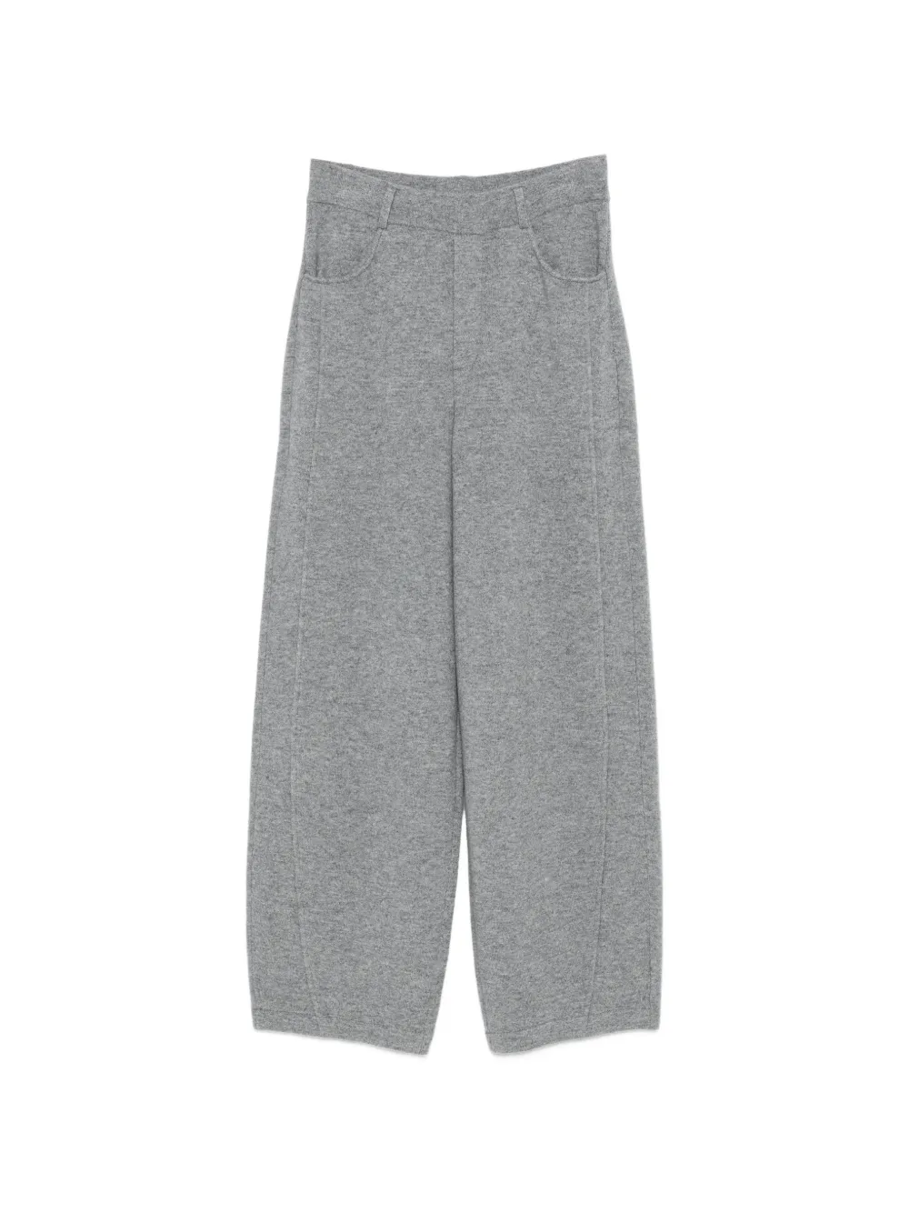 Lisa Yang Veda straight-leg cashmere trousers Grijs