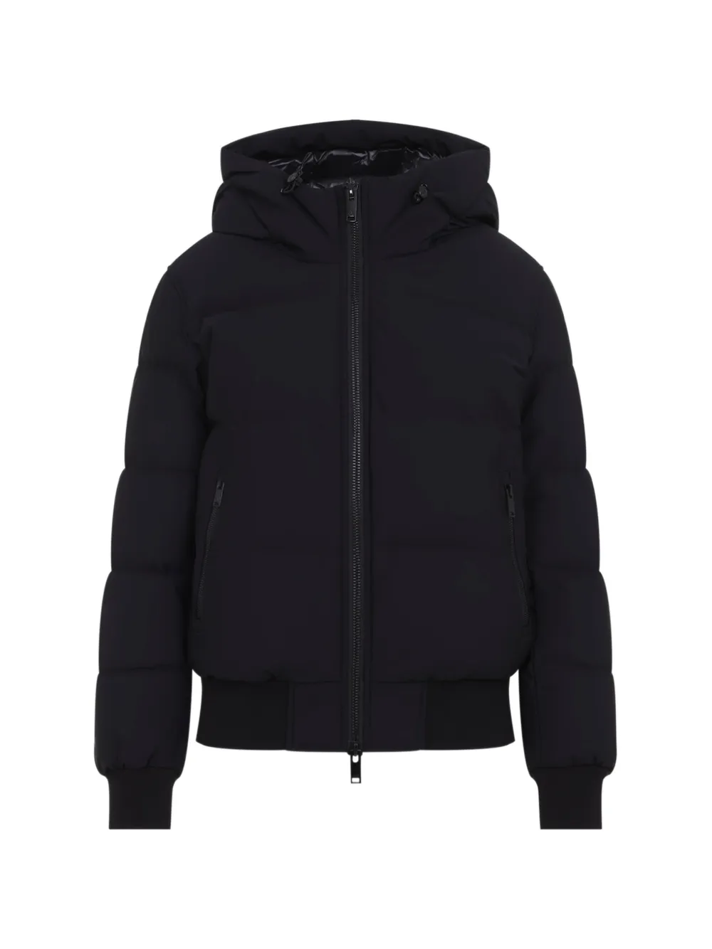 Moose Knuckles Soho quilted hooded jacket - Black