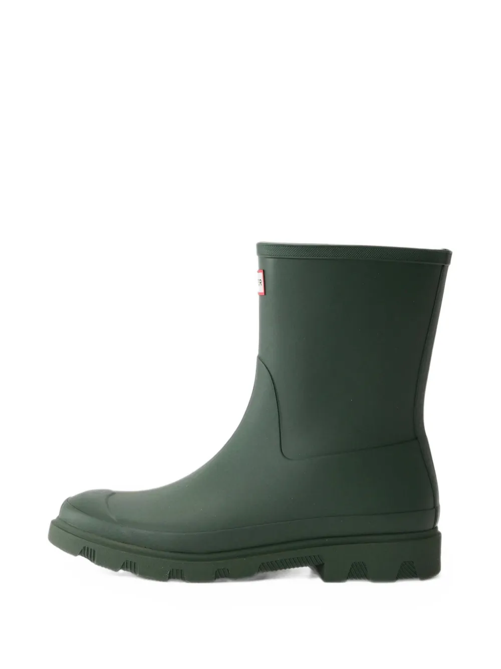 Hunter Downpour Short Logo-patch Rain Boots In Multi