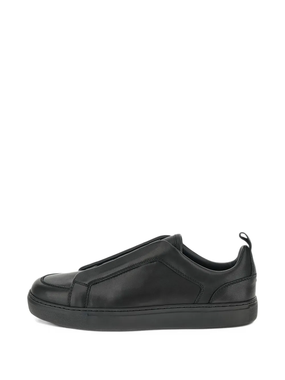 Paul & Shark leather slip-on sneakers - Nero