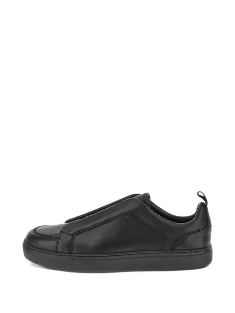 Paul & Shark leather slip-on sneakers