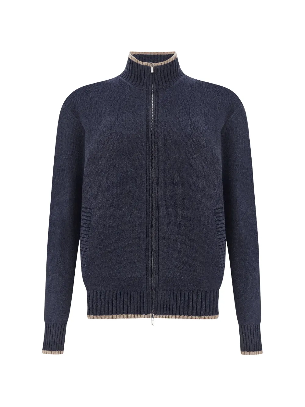Paul & Shark zip-up cashmere cardigan - Blu