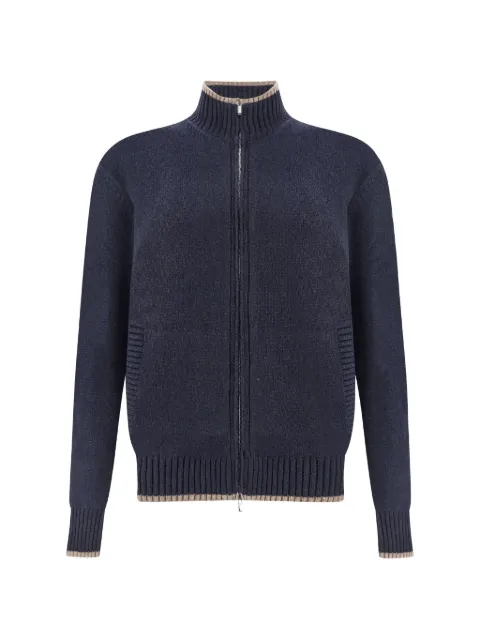 Paul & Shark zip-up cashmere cardigan