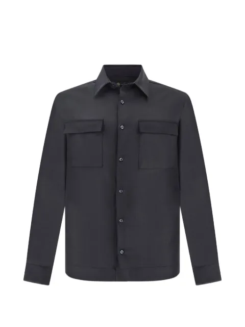 Paul & Shark button-up chest-pocket overshirt