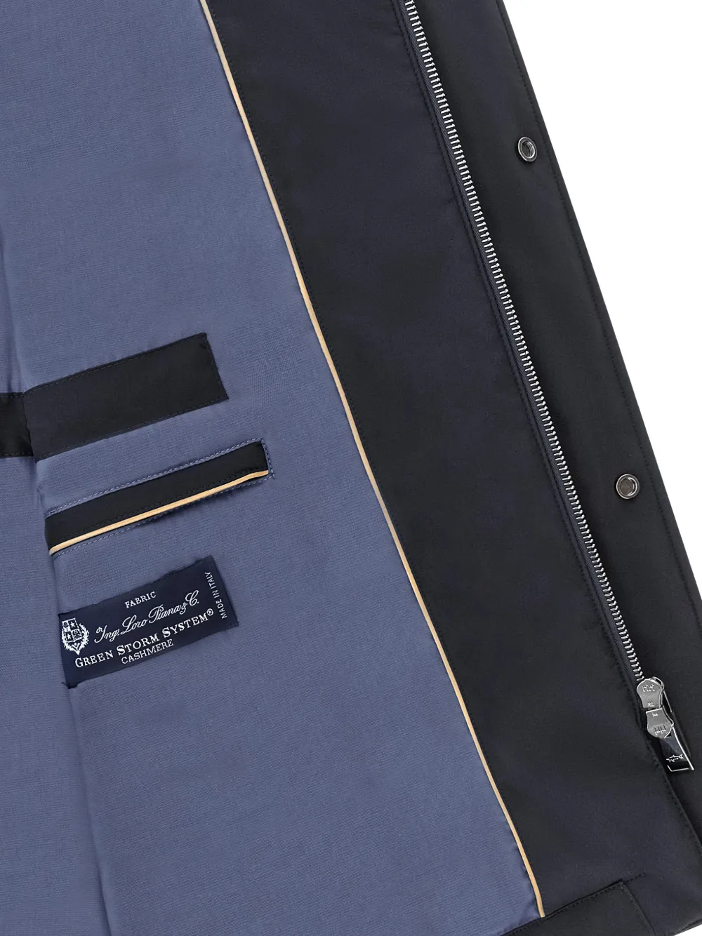 Paul & Shark Maestro hooded cashmere coat Blauw