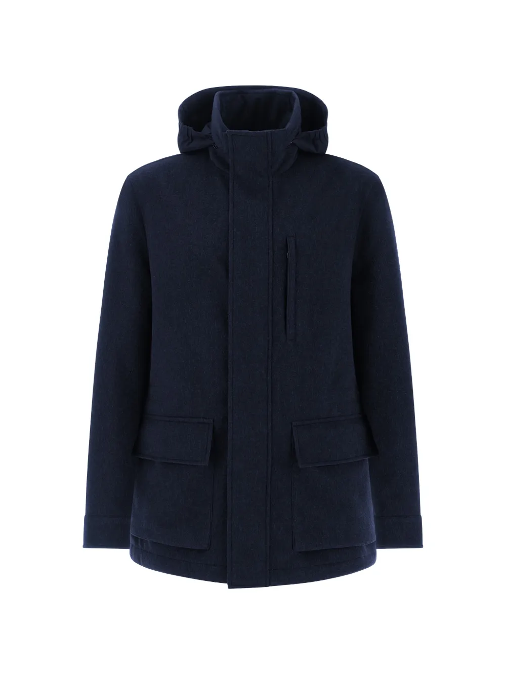 Paul & Shark Maestro hooded cashmere coat - Blu