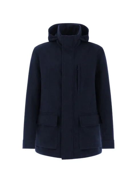Paul & Shark Maestro hooded cashmere coat