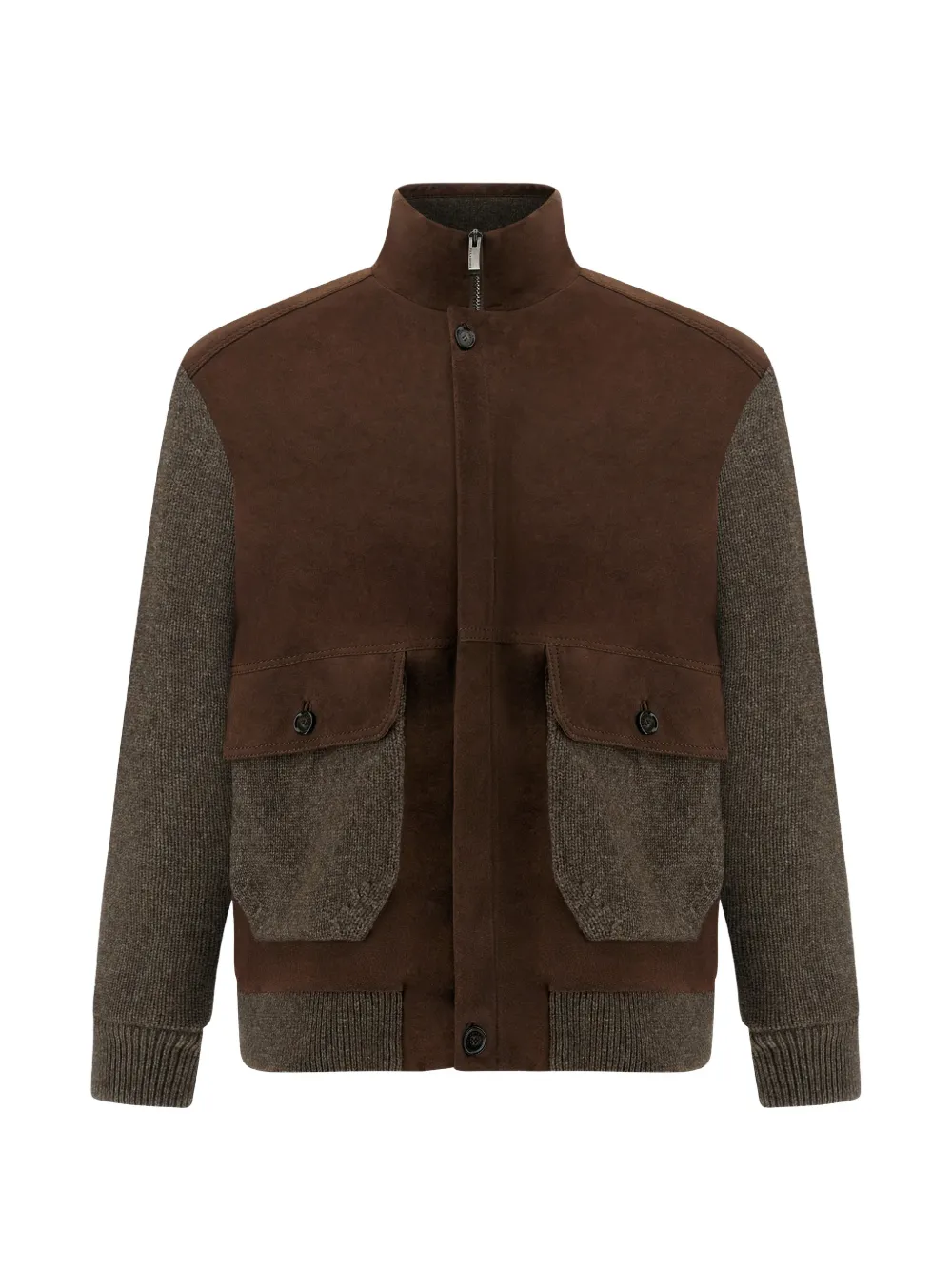 Paul & Shark panelled bomber jacket - Braun