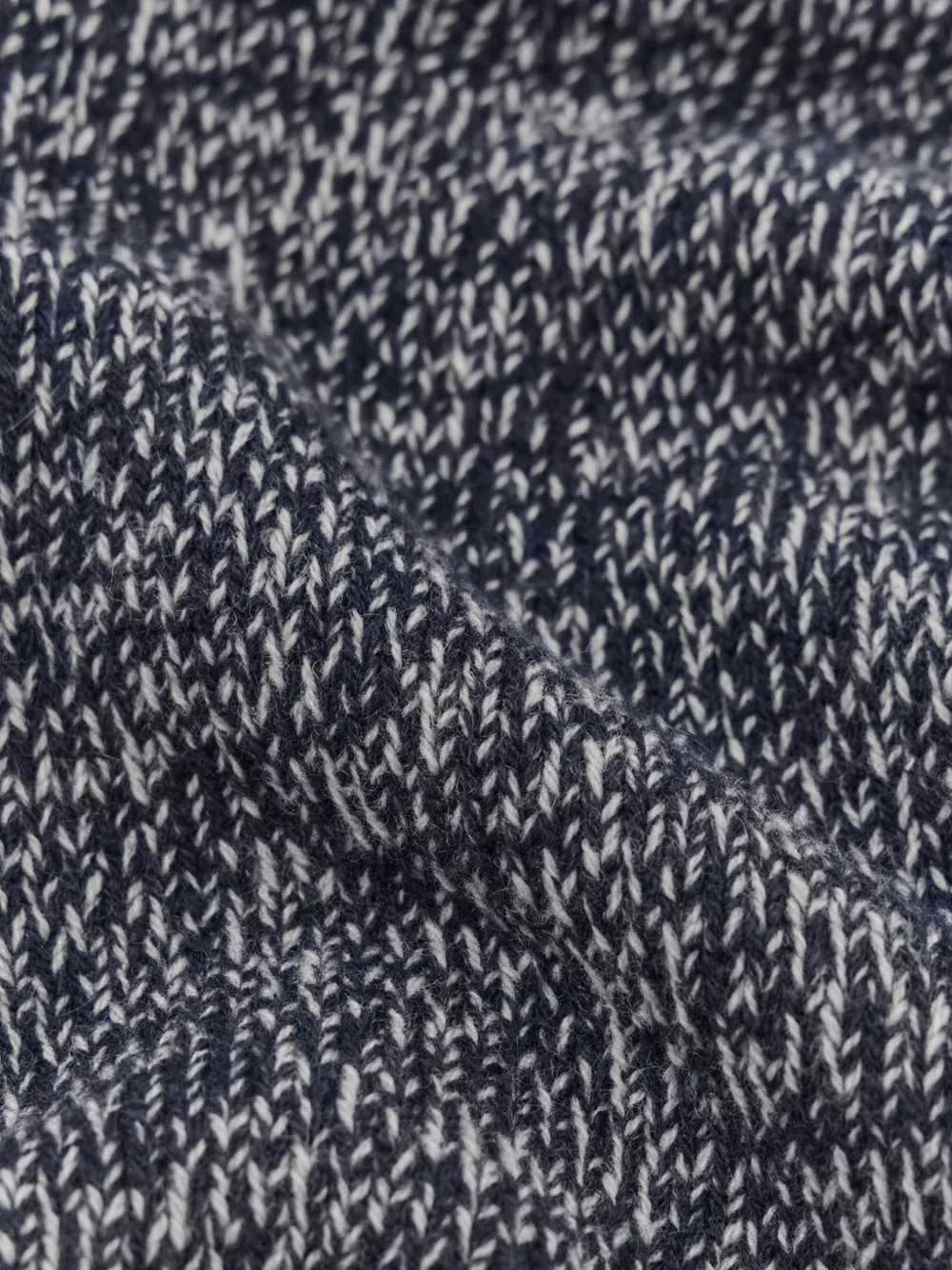 Paul & Shark half-zip marl-knit sweater Blauw