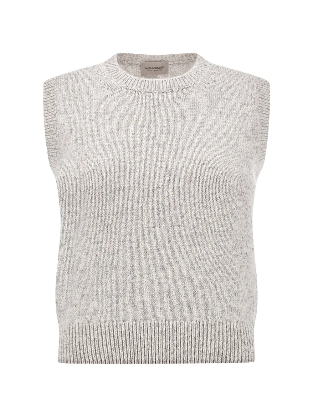 Paul & Shark ribbed-knit vest Grijs
