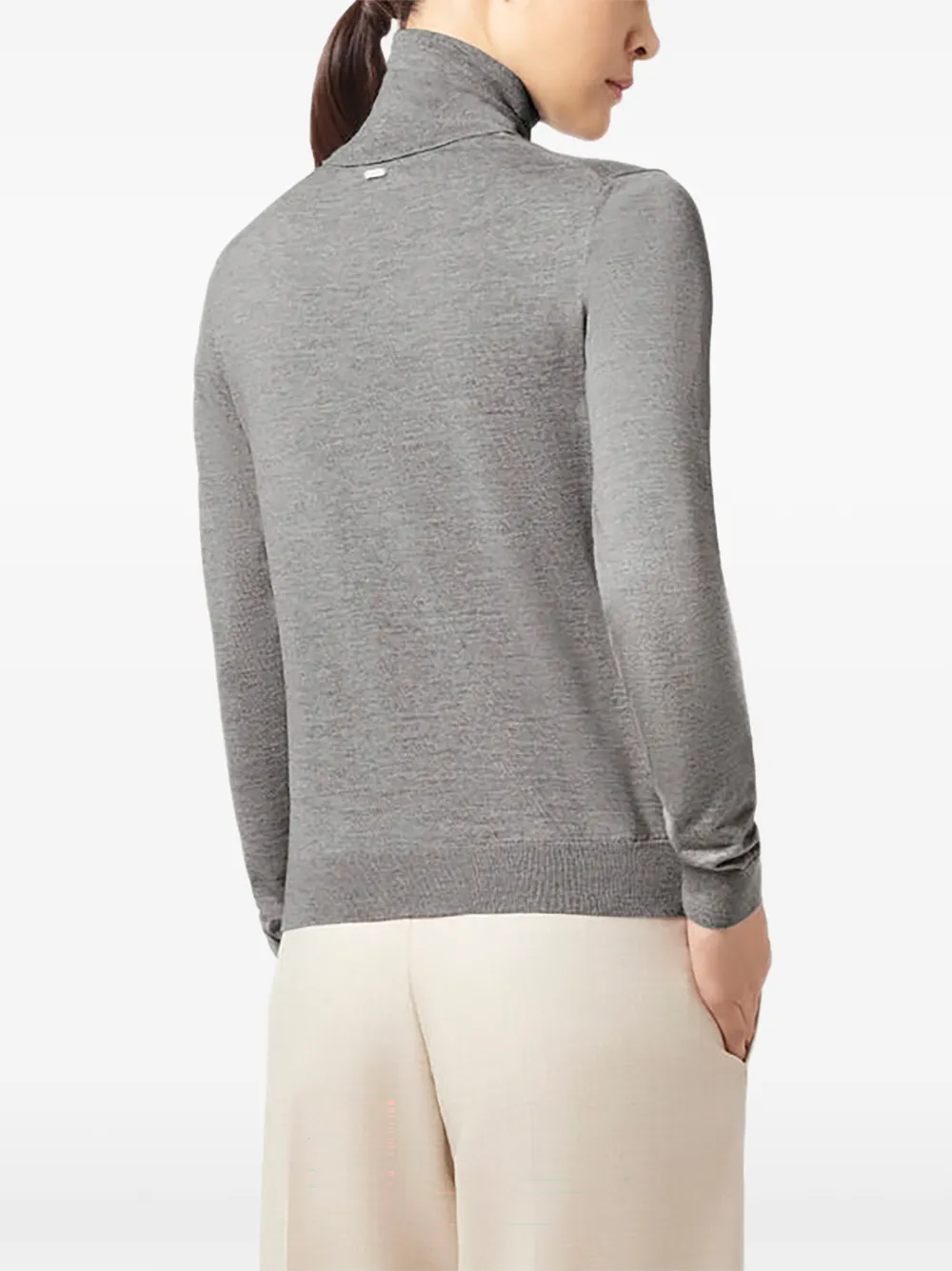 Paul & Shark merino wool turtleneck sweater Grijs
