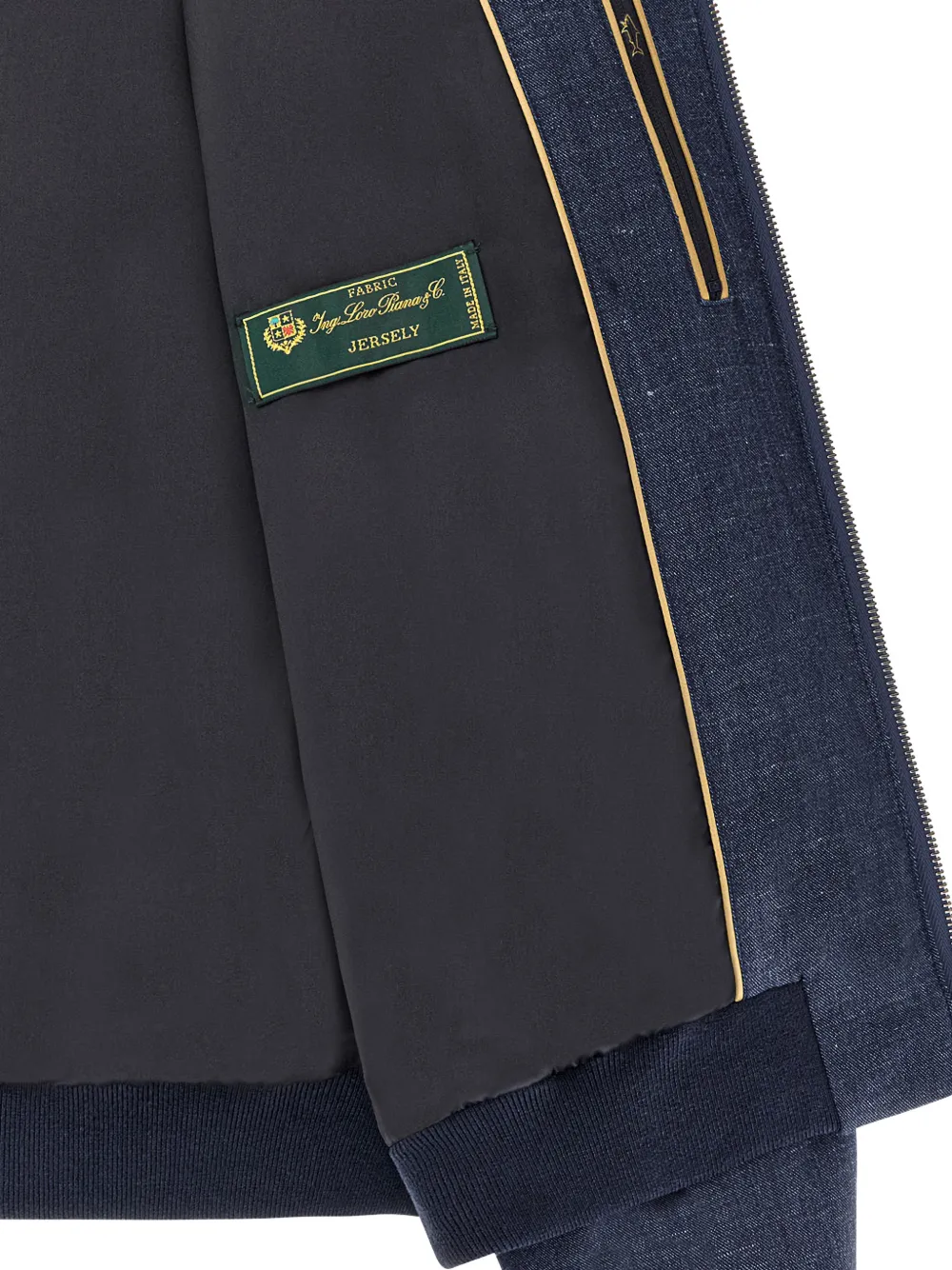 Paul & Shark Jersely bomber jacket Blauw