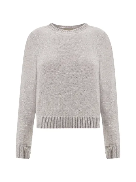 Paul & Shark sequin-embellished crew-neck sweater