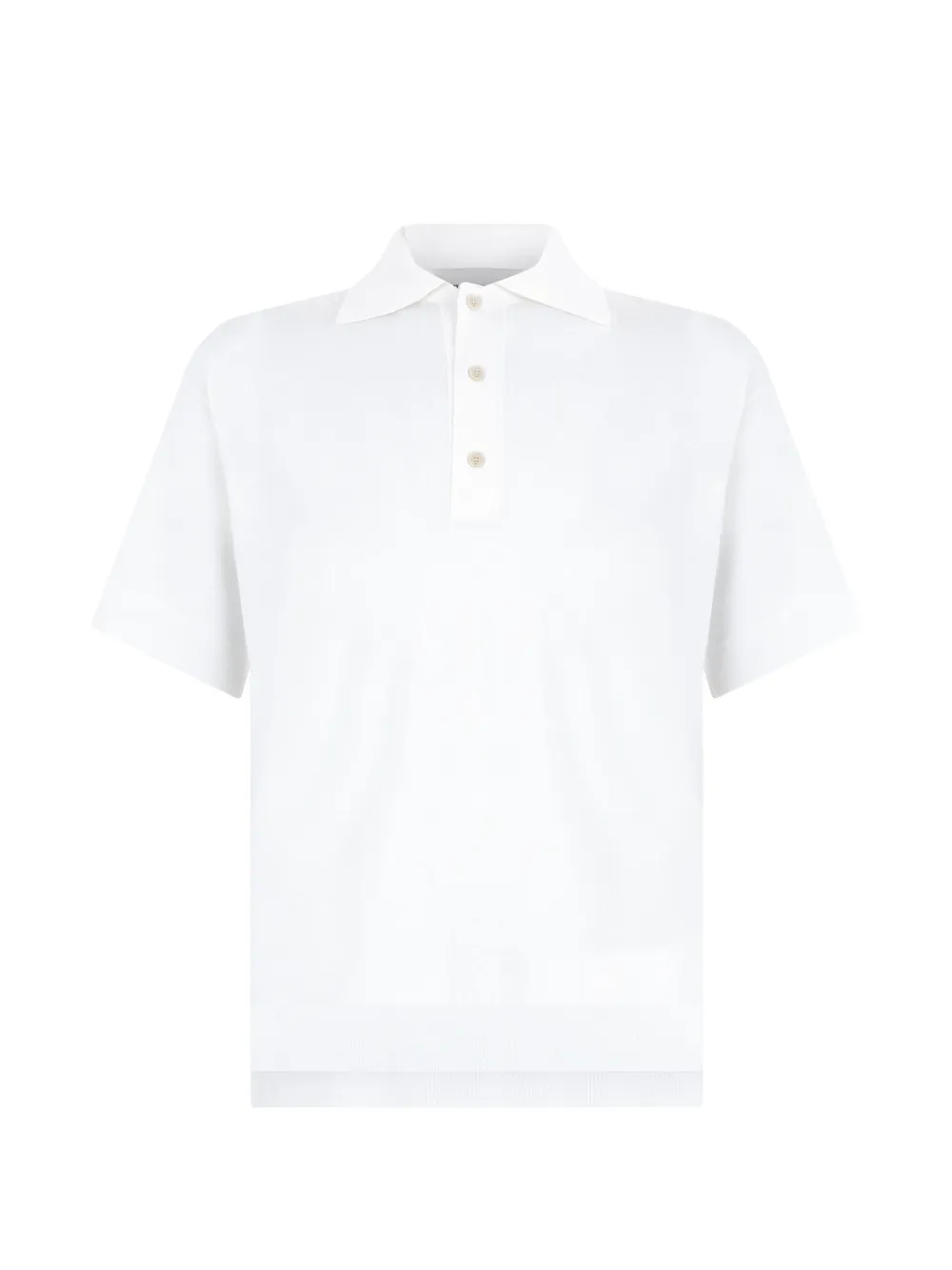 AMI Paris short-sleeve polo shirt - Bianco