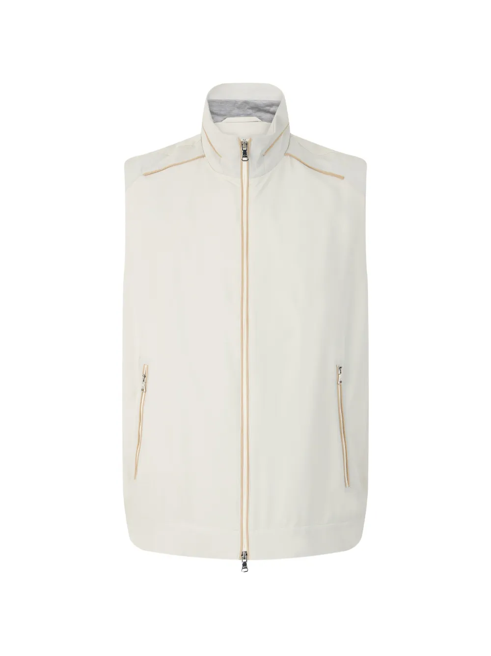 Paul & Shark high-neck gilet - Nude