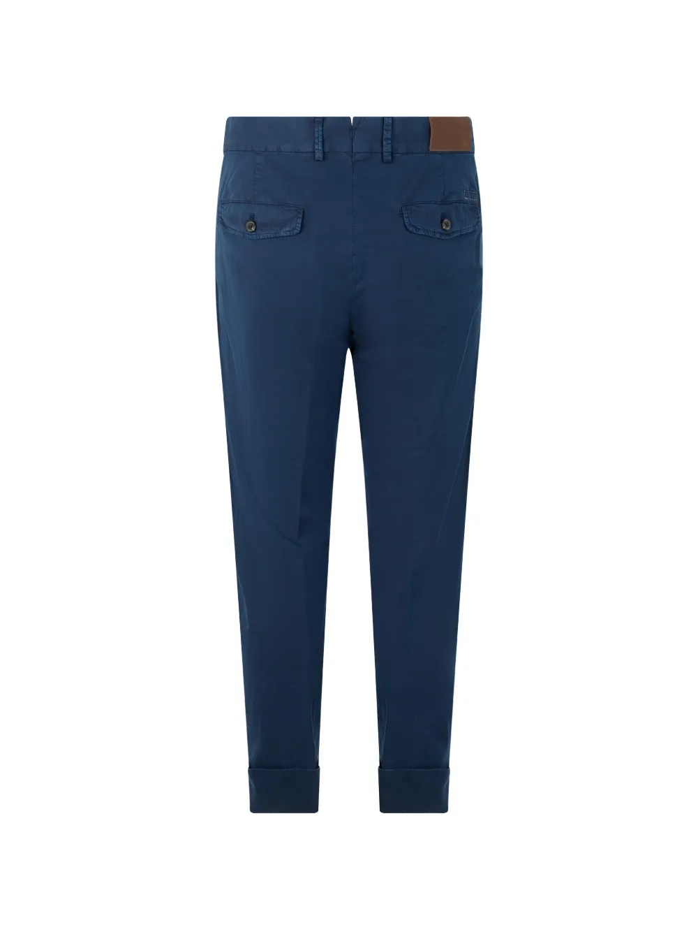Paul & Shark pleated slim-fit trousers Blauw