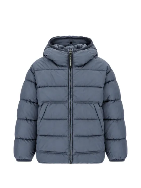 C.P. Company Kids quilted hooded jacket