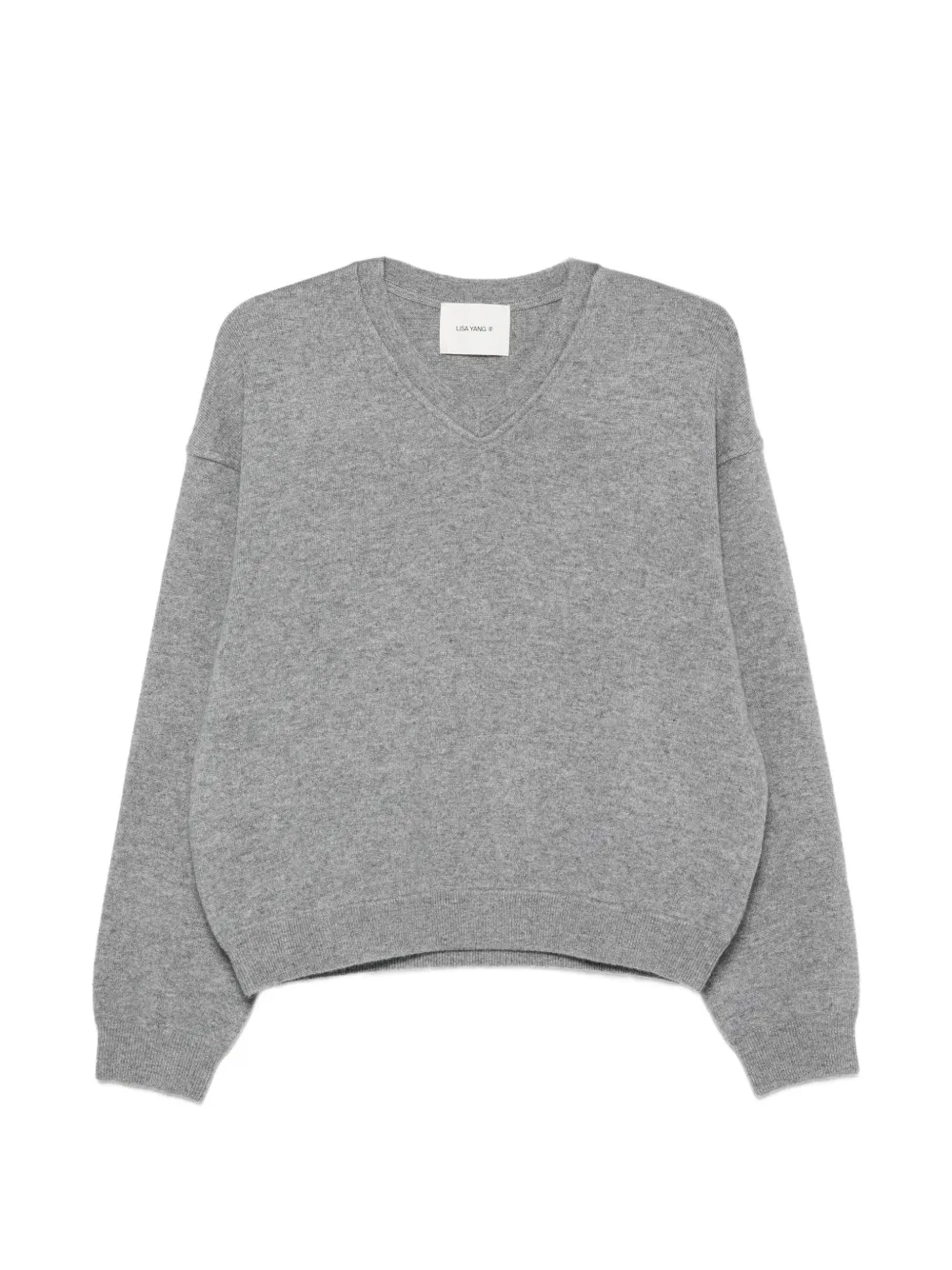 Lisa Yang Maglione Cyrilla con scollo a V e spalle scese - Grigio