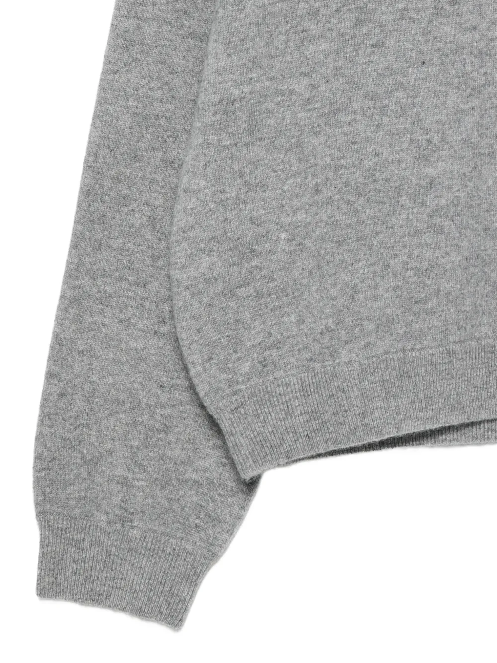 Lisa Yang Cyrilla V-neck dropped-shoulder sweater Grijs