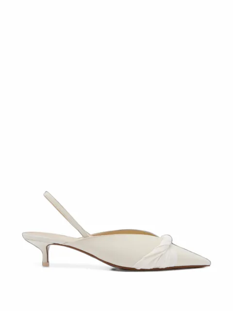 NEOUS Borea knotted slingback pumps