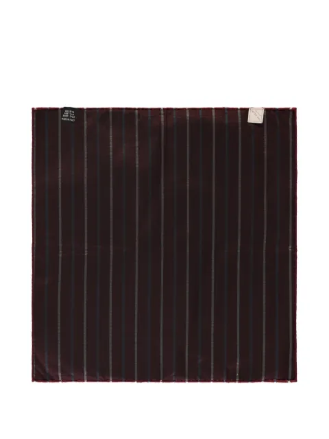 Pal Zileri striped silk pocket square