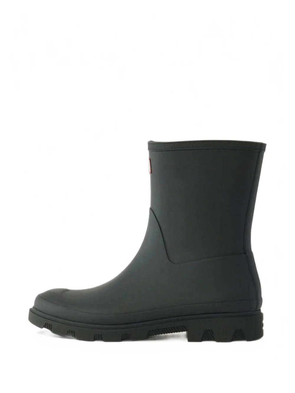 Hunter Downpour Short Ankle Boots In Gray