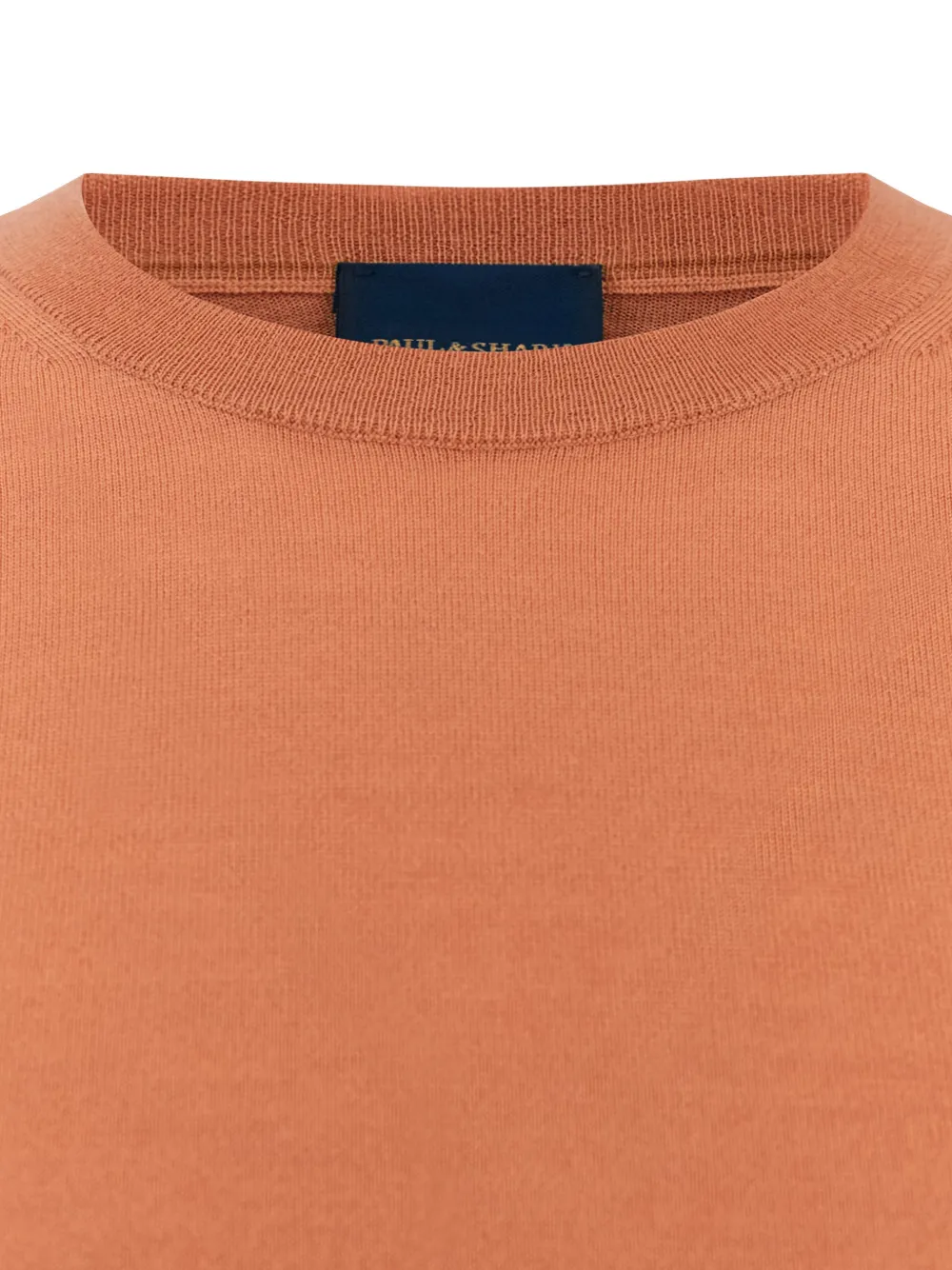 Paul & Shark 140's wool T-shirt Oranje