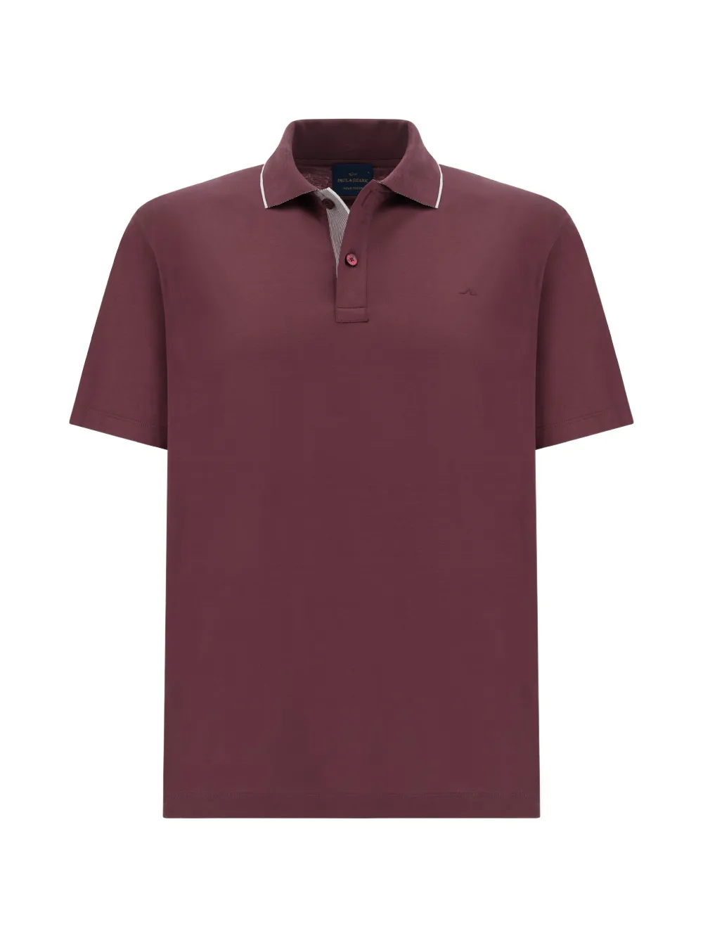 Paul & Shark short-sleeve cotton polo shirt Rood