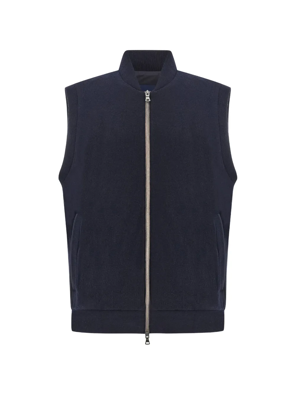 Paul & Shark 140's wool gilet - Blau