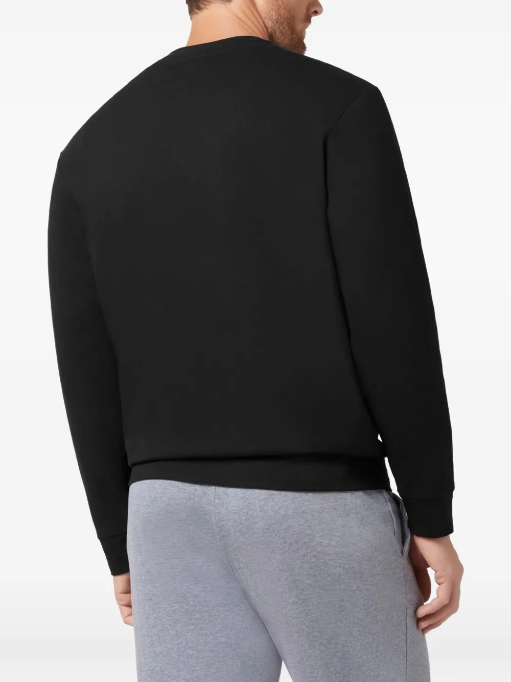 Paul & Shark crew-neck cotton sweatshirt Zwart