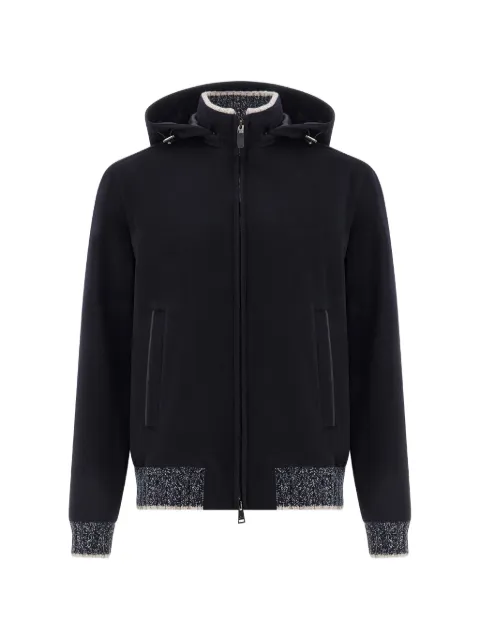 Paul & Shark hooded cashmere jacket