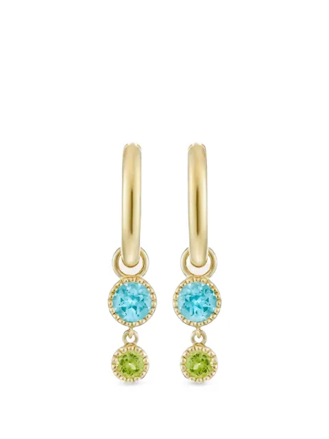 Dinny Hall duo drop hoop earrings