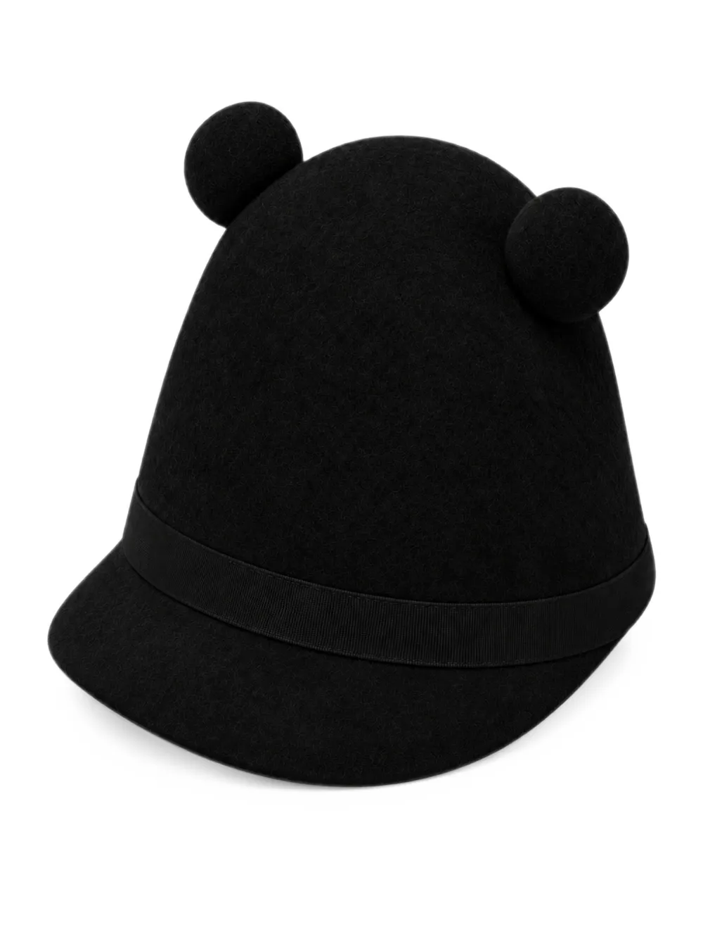 Henrik Vibskov Jockey pom-pom cap Zwart