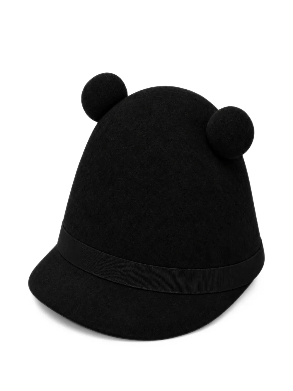 Henrik Vibskov Jockey pom-pom cap Zwart