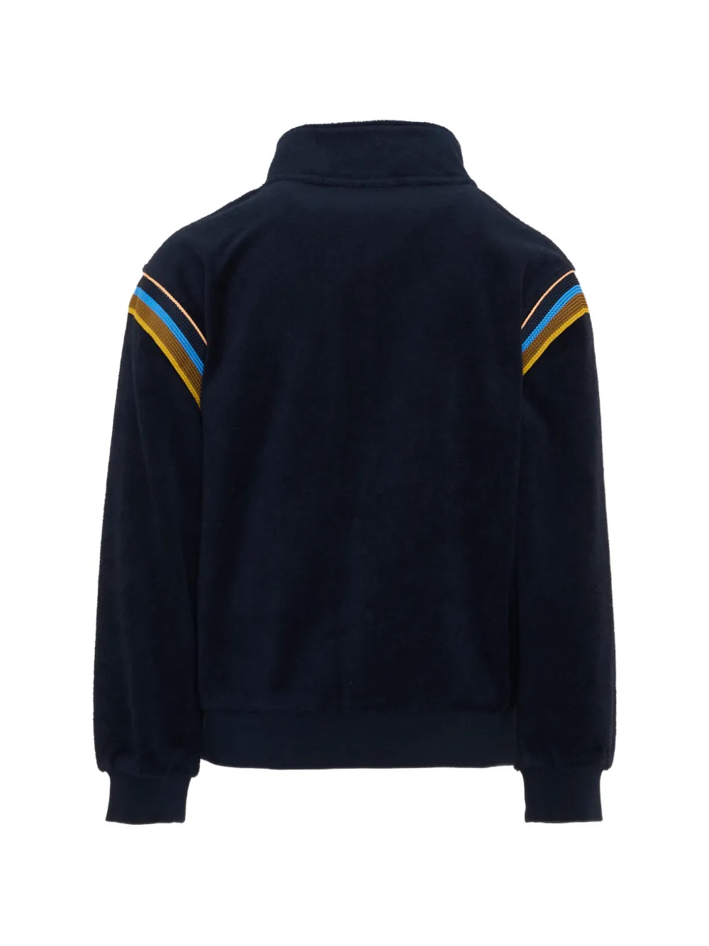 Scotch & Soda Kids logo-print zip-up sweatshirt Blauw