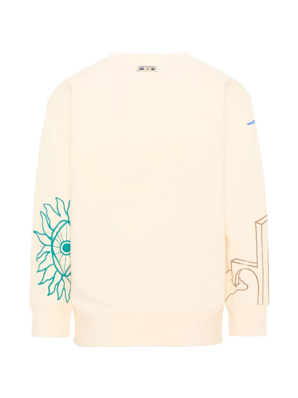 Scotch & Soda Kids graphic-print sweatshirt Beige