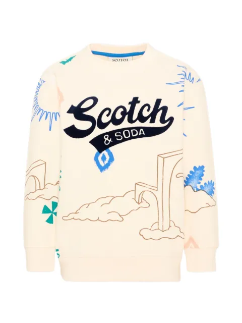Scotch & Soda Kids graphic-print sweatshirt