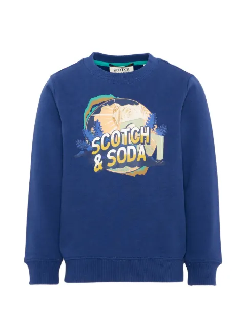 Scotch & Soda Kids graphic-print sweater
