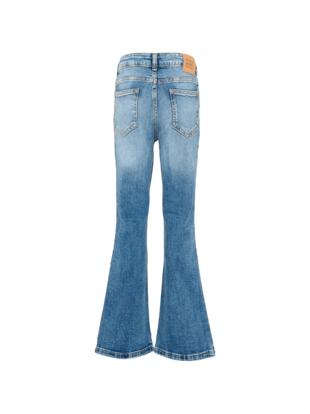 Scotch & Soda Kids denim flared jeans Blauw