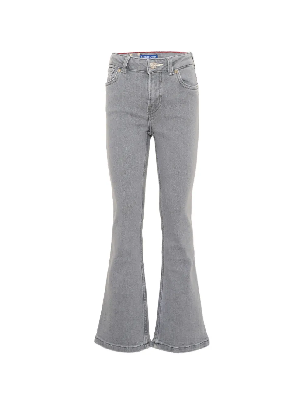 Scotch & Soda Kids The Charm flared-leg jeans Grijs