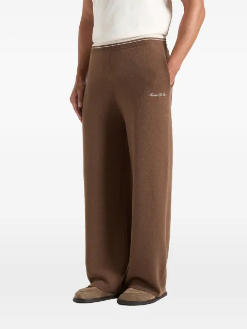 Manière De Voir pantalon de jogging Max en taupe/beige colour block signature