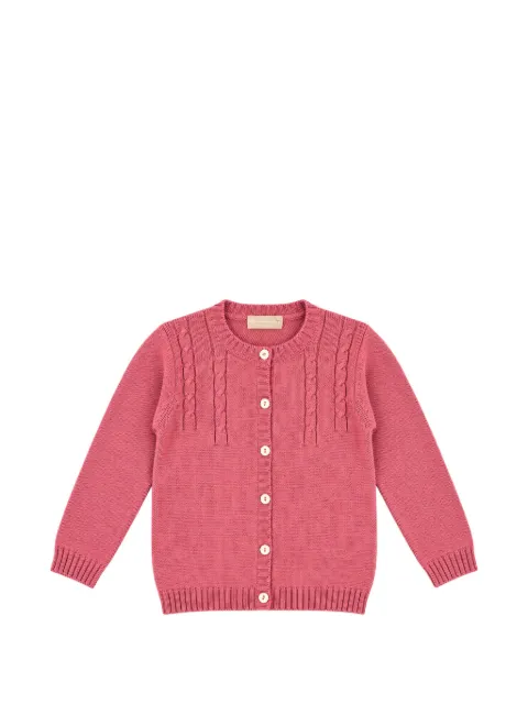 La Stupenderia cable-knit button-up cardigan